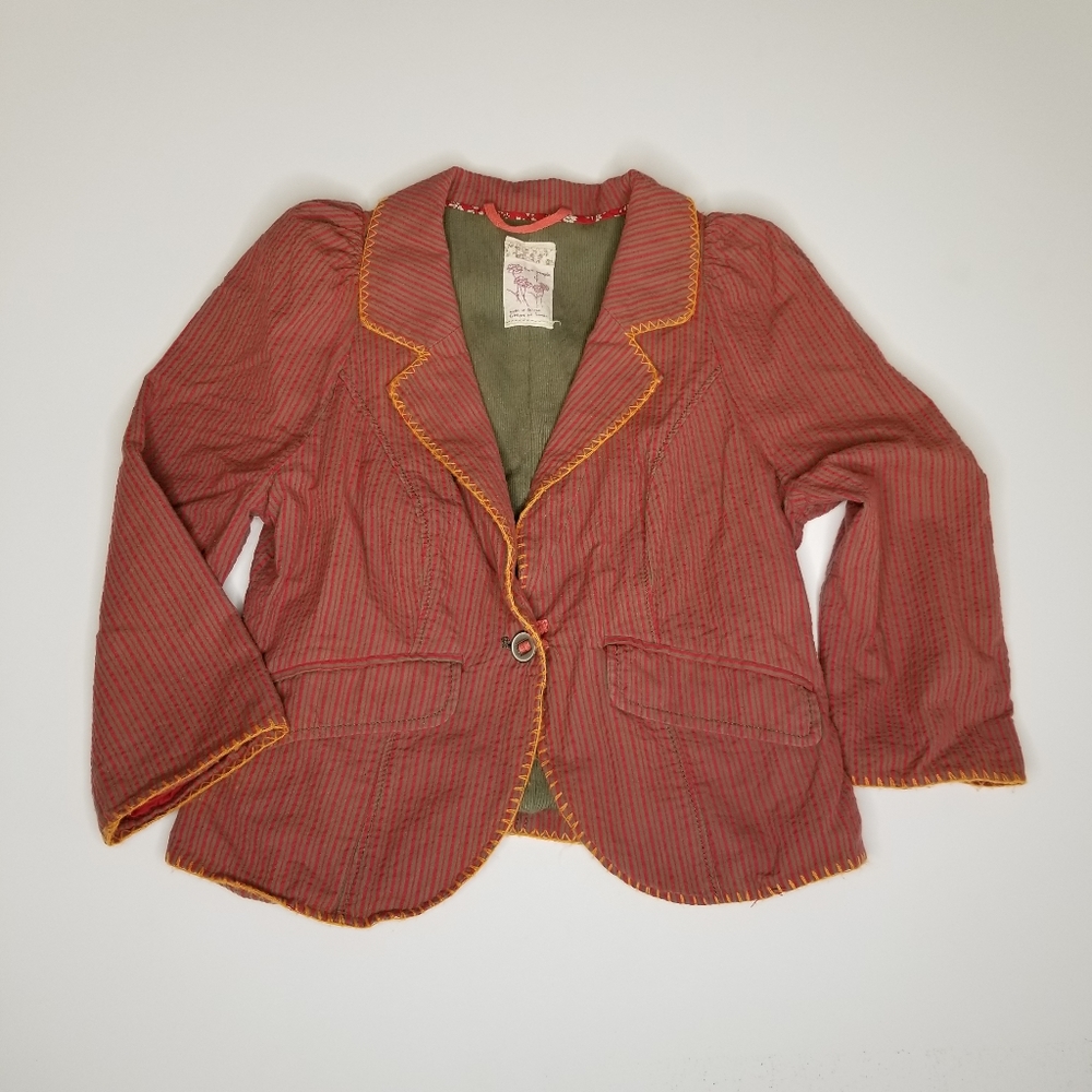 FREE PEOPLE | One Button Blazer, Lined, Size 4